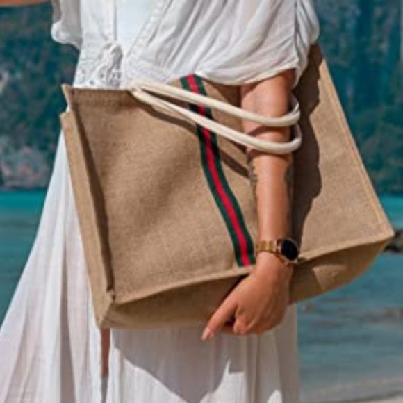 Oversized Tote Bag "Designer Inspired" - Picture 1 of 13